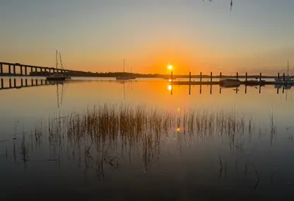 sunrise on Daniel Island