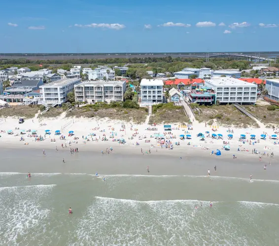 arial image of isle of palms